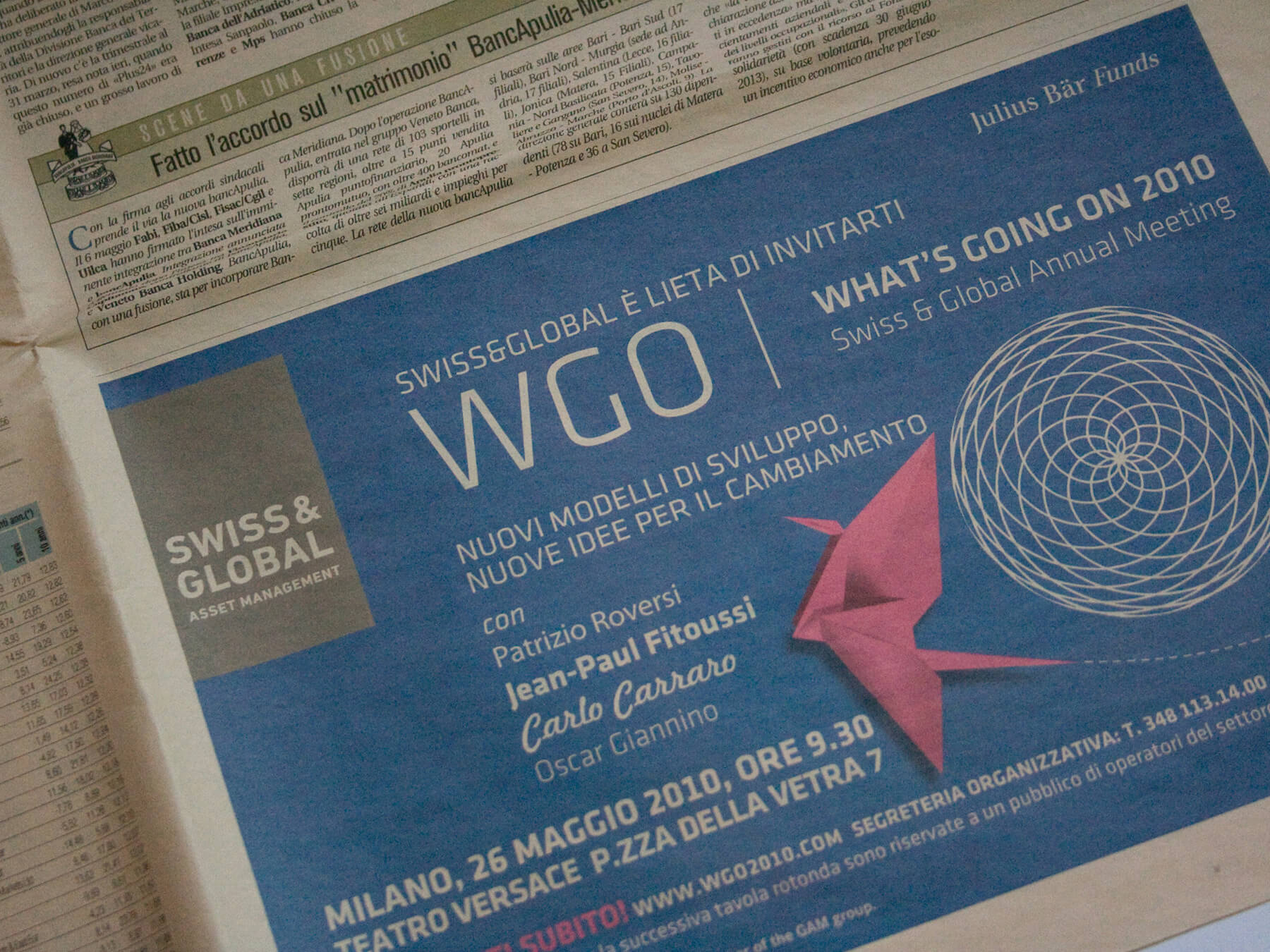 WGO What's Going On: advertising su Il Sole 24 Ore
